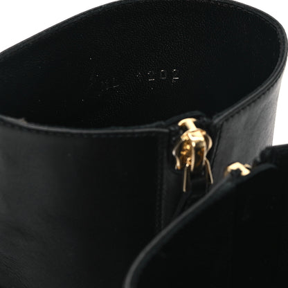 Louis Vuitton Soft Calfskin Monogram Afterglow Platform Ankle Boots 37 Black 10 of 10