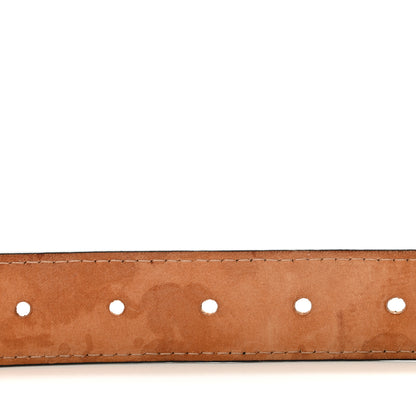 Louis Vuitton Calfskin Jeans Belt 90 36 Black 6 of 6