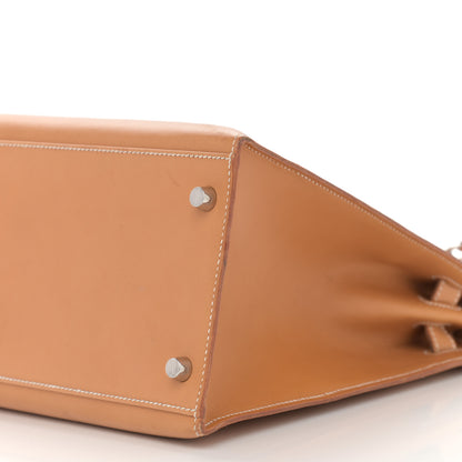 Hermes Vache Natural Kelly Sellier 35 10 of 16