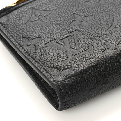 Louis Vuitton Empreinte Adele Wallet Black 7 of 9