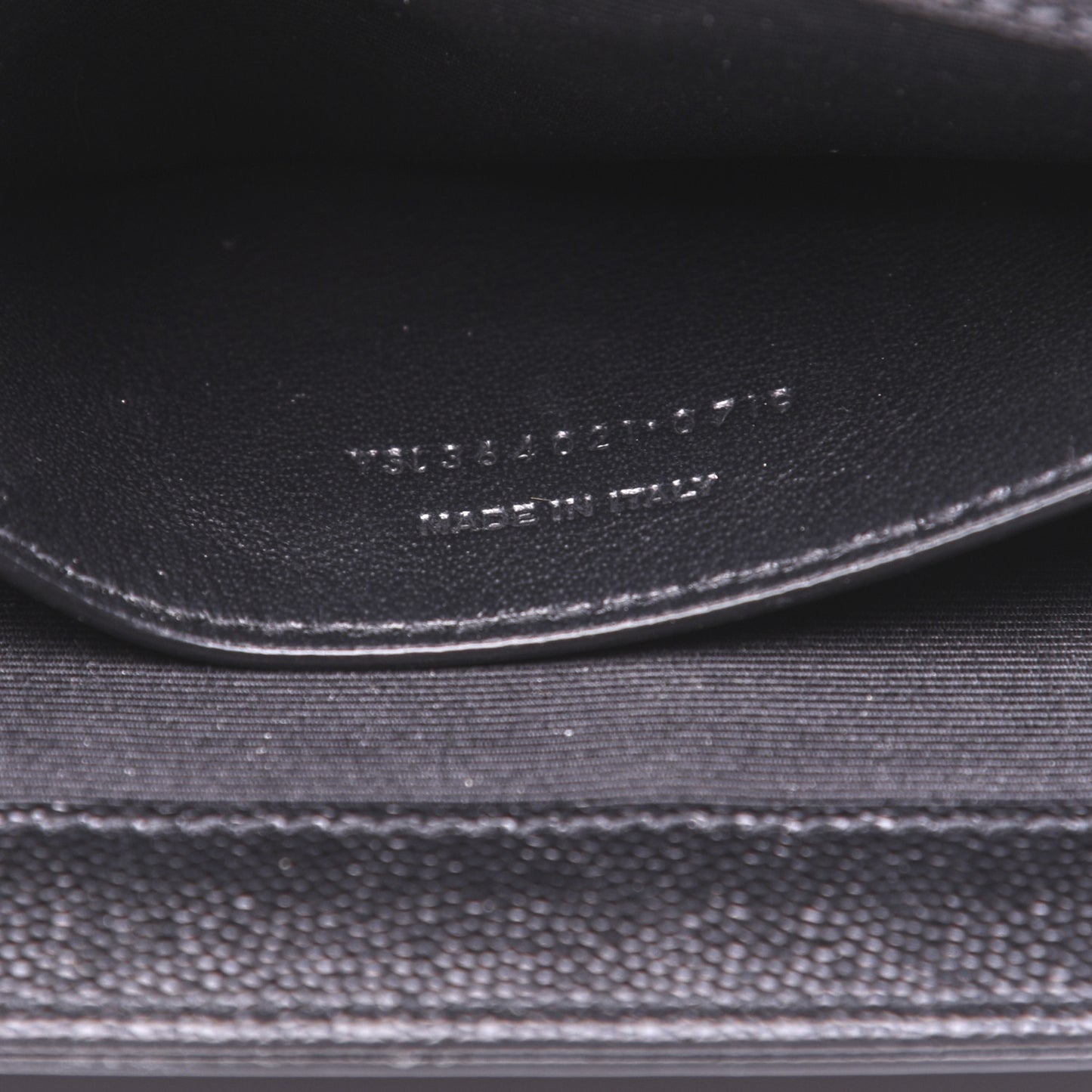Grain De Poudre Medium Classic Monogram Kate Satchel Black