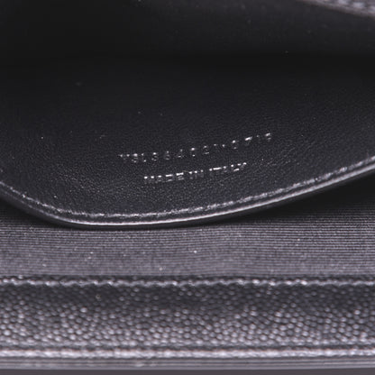 Saint Laurent Grain De Poudre Medium Classic Monogram Kate Satchel Black 9 of 14