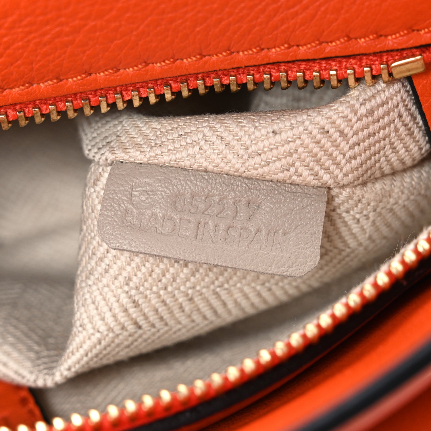 Loewe Calfskin Mini Puzzle Bag Orange 7 of 12