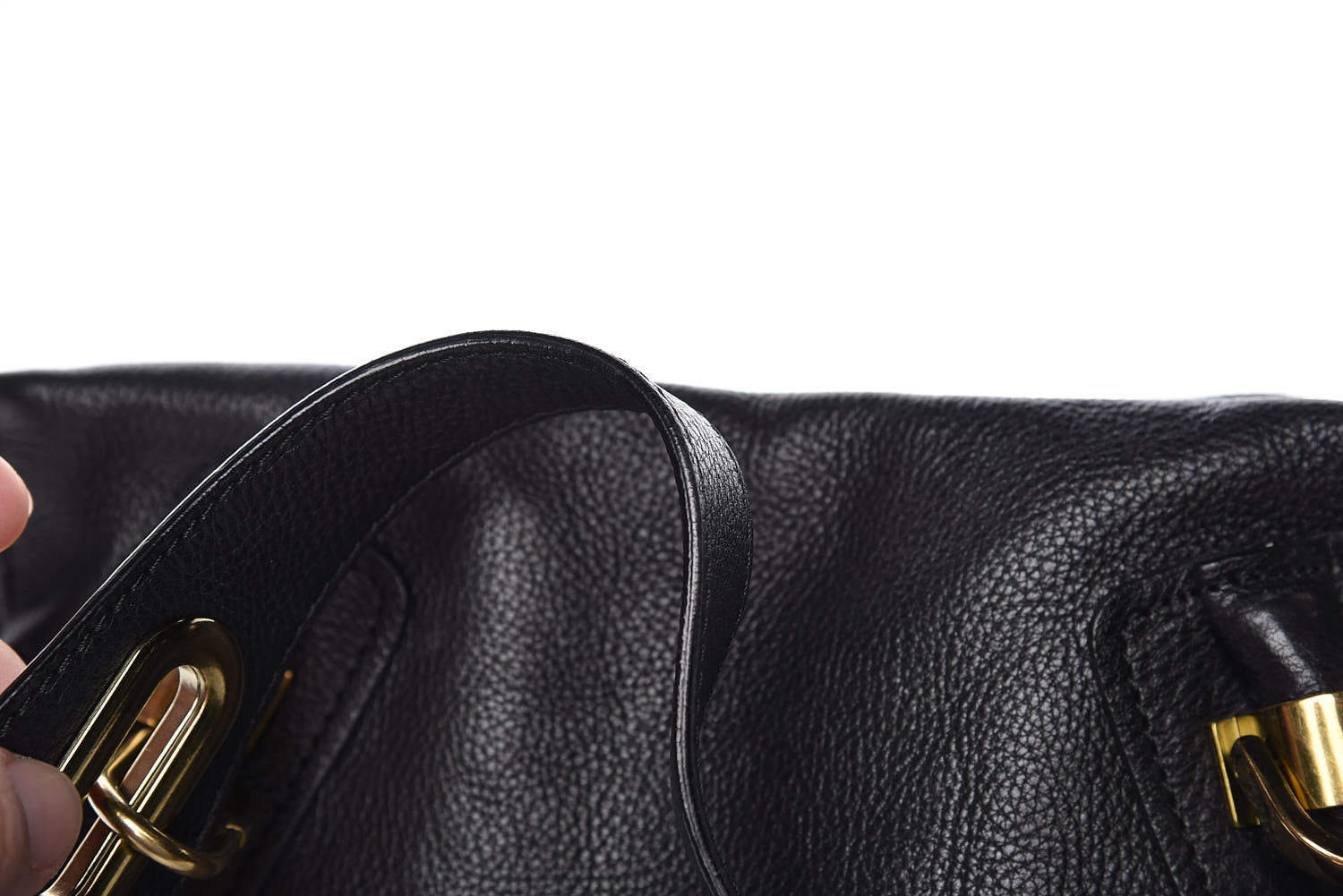 Chloe Calfskin Medium Paraty Black 16 of 17