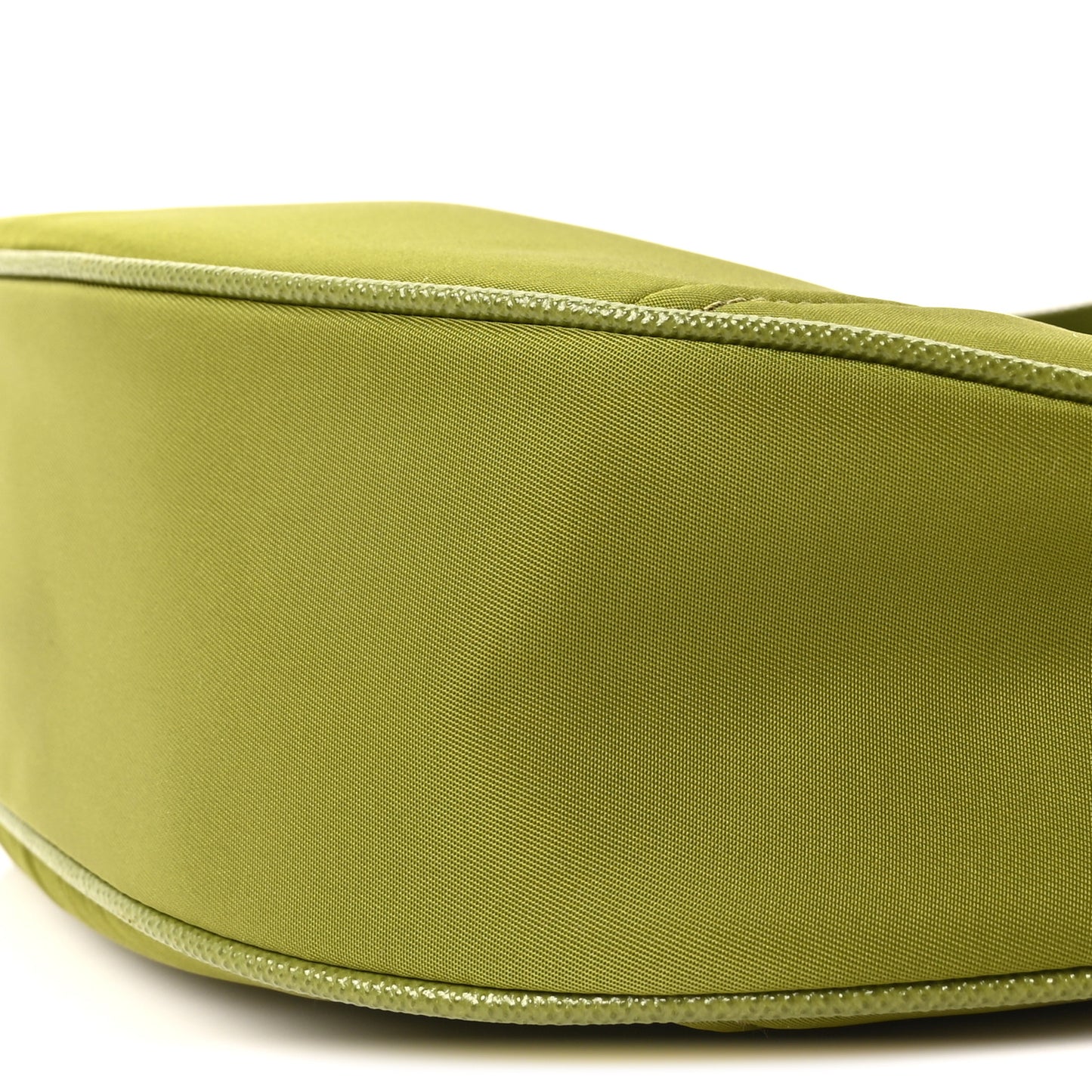 Re-Nylon Saffiano Demi-lune Shoulder Bag Edera