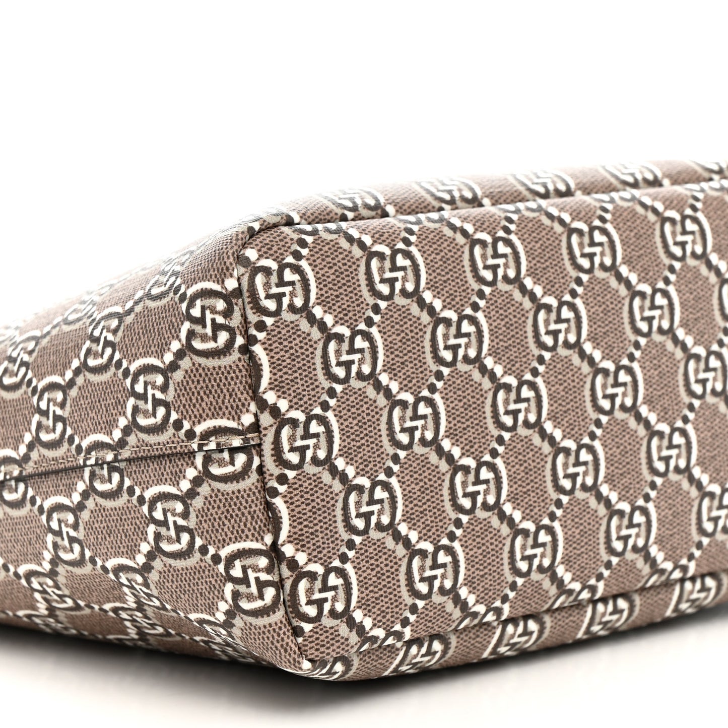 GG Shadow Monogram Super Mini Ophidia Shoulder Bag Taupe