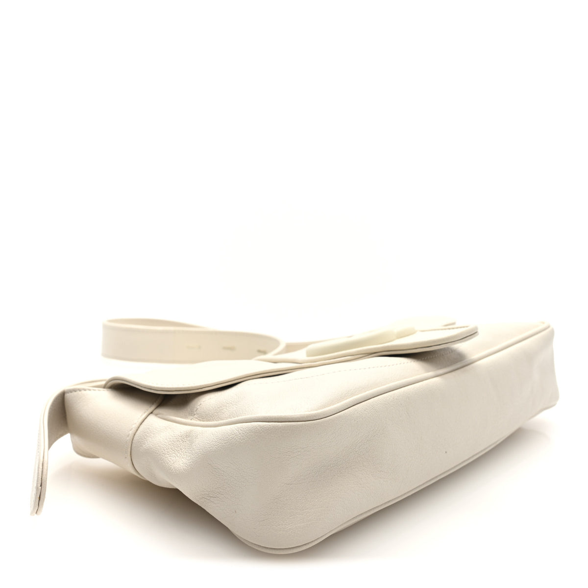 Goatskin Small GG Monochrome Aphrodite Shoulder Bag Mystic White