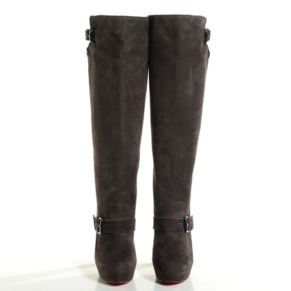 Christian Louboutin Suede Harletty 140 Boots 41 Africa 2 of 6