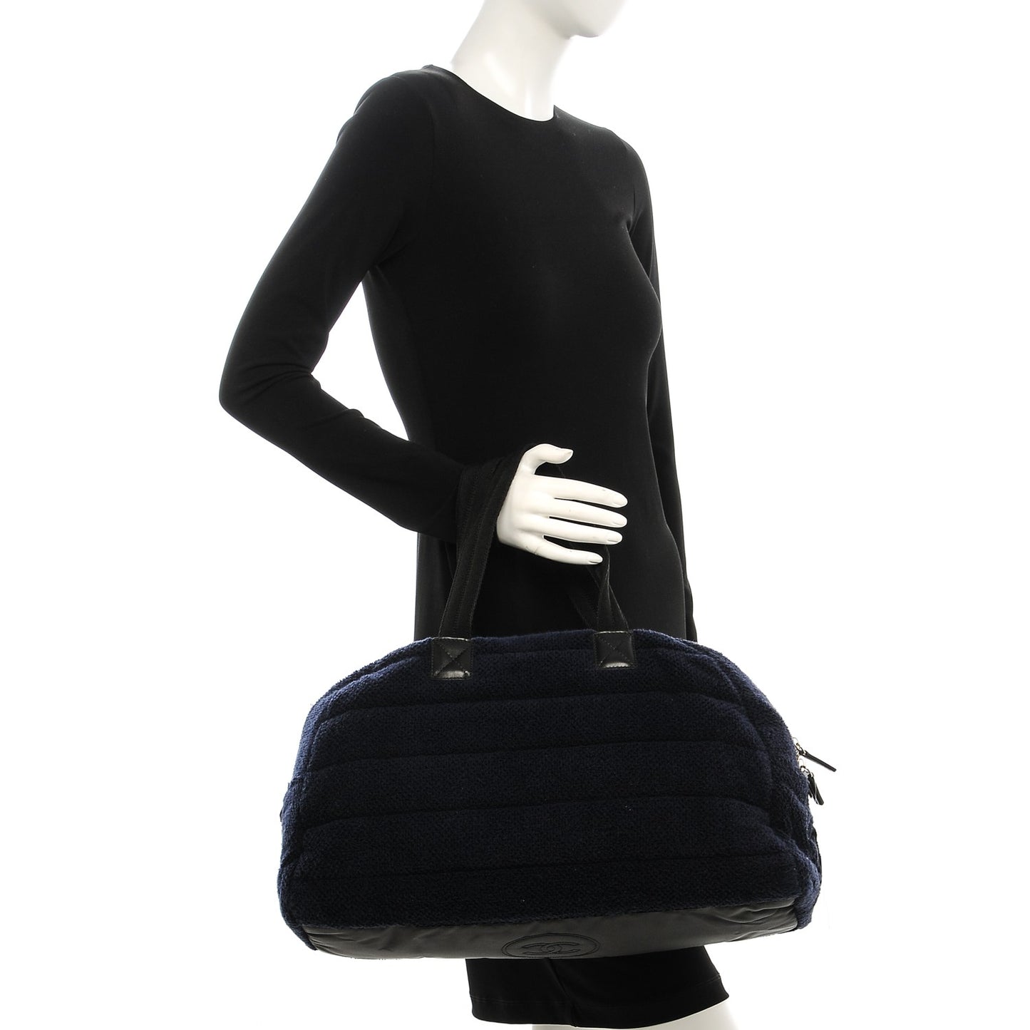 Terry Cotton Beach Bowler Bag Blue