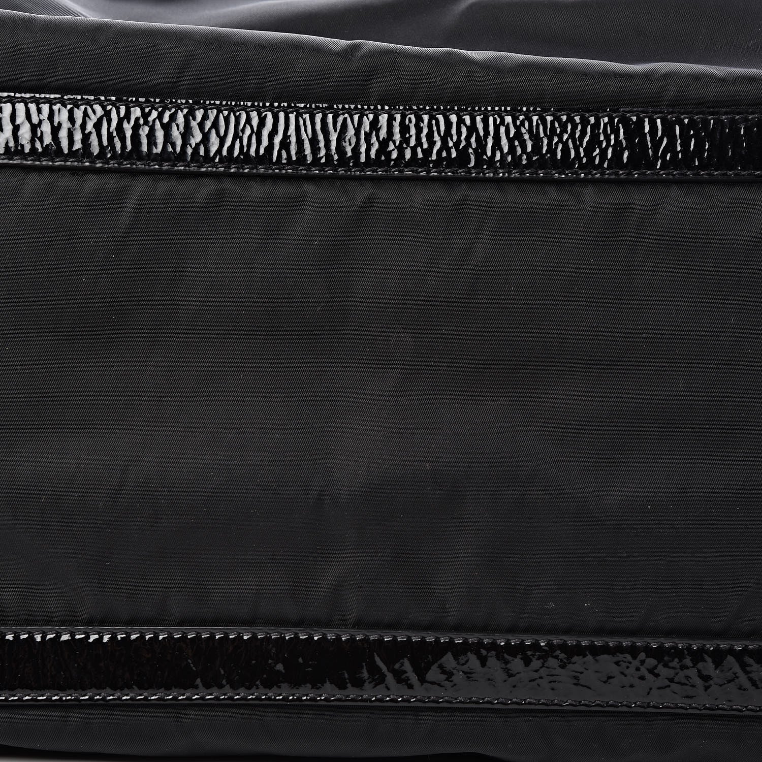 Prada Tessuto Nylon Chain Shoulder Bag Black 12 of 12