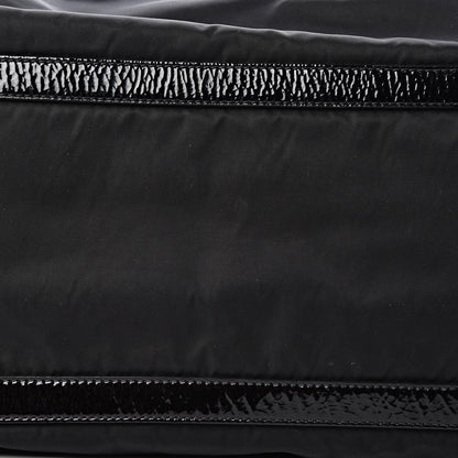 Prada Tessuto Nylon Chain Shoulder Bag Black 12 of 12