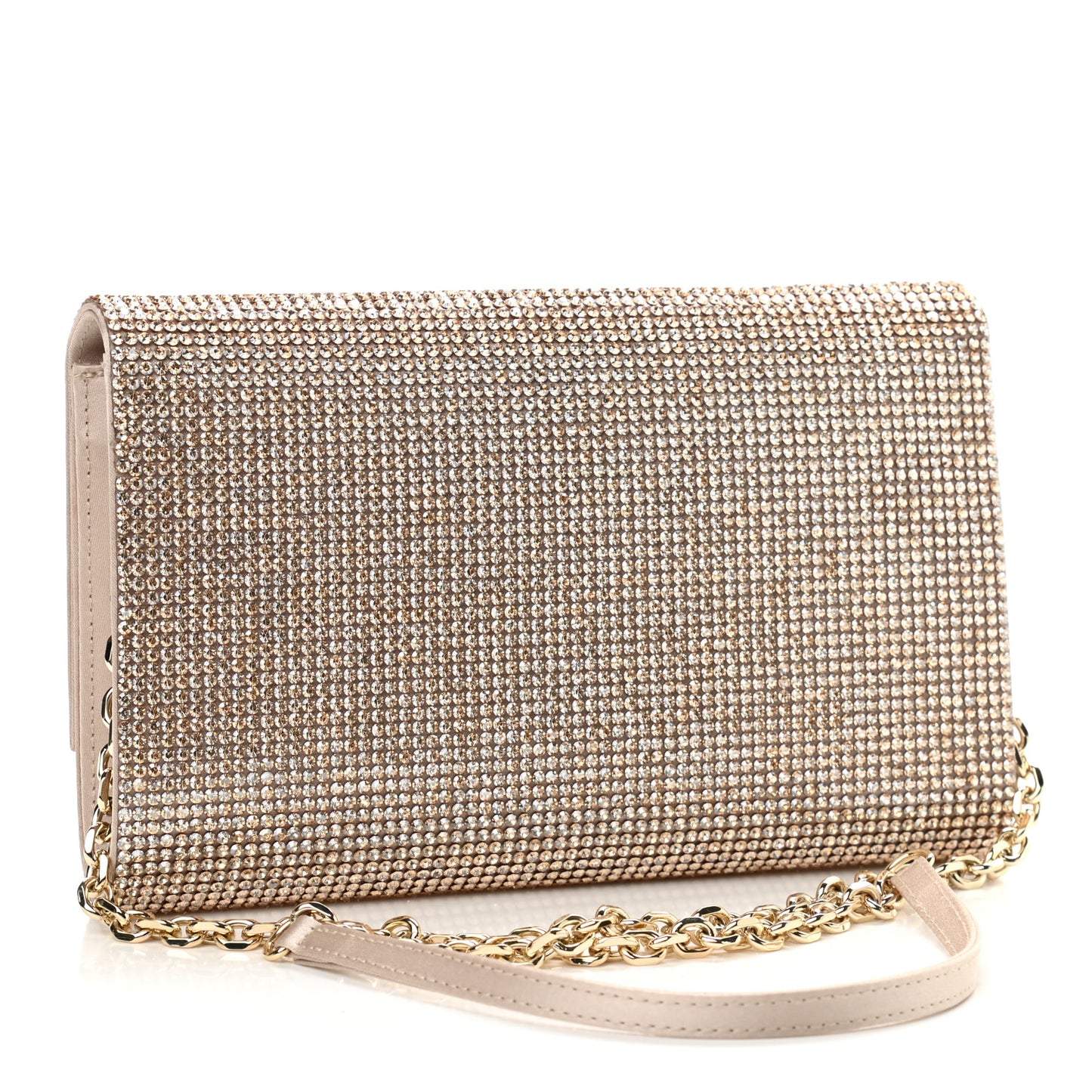 Swarovski Crystal Fizzy Clutch Champagne