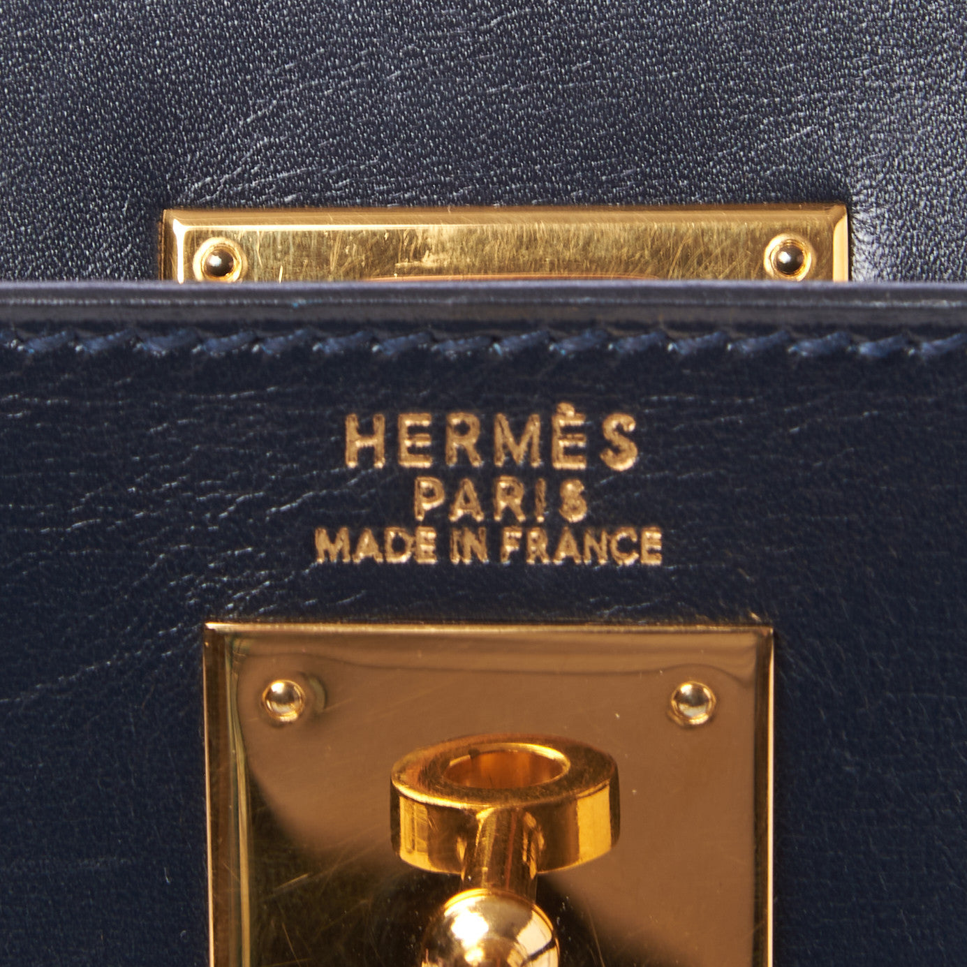 Hermes Box Kelly Retourne 32 Indigo 17 of 31