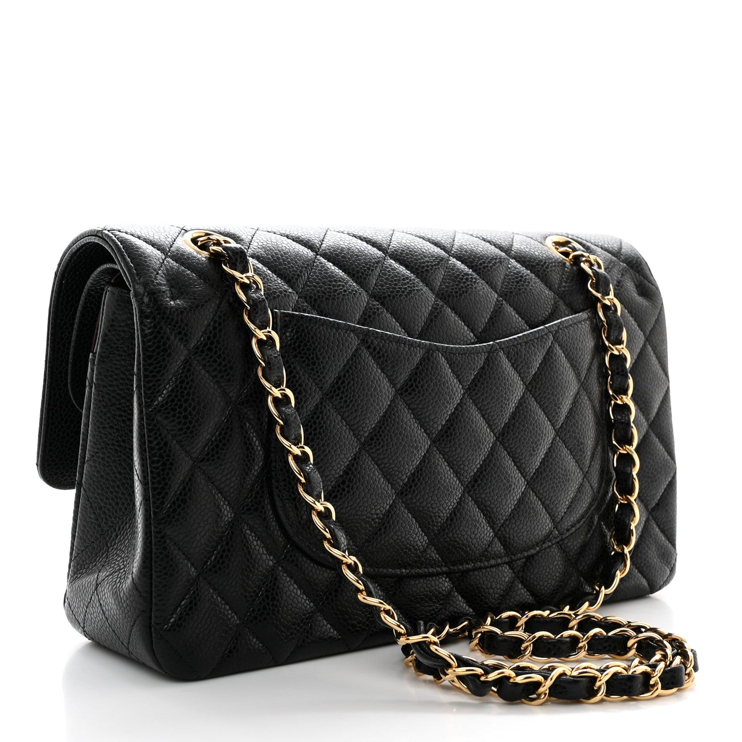 Chanel Caviar Quilted Medium Double Flap Black 3 of 10