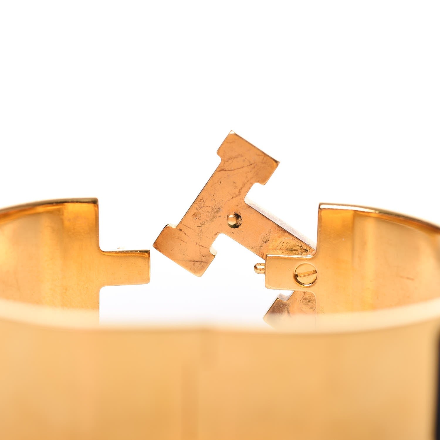 Hermes Enamel Wide Clic Clac H Bracelet GM Black 5 of 5