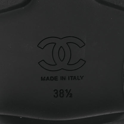 Chanel Patent Cap Toe Short Boots 38.5 Black 8 of 12