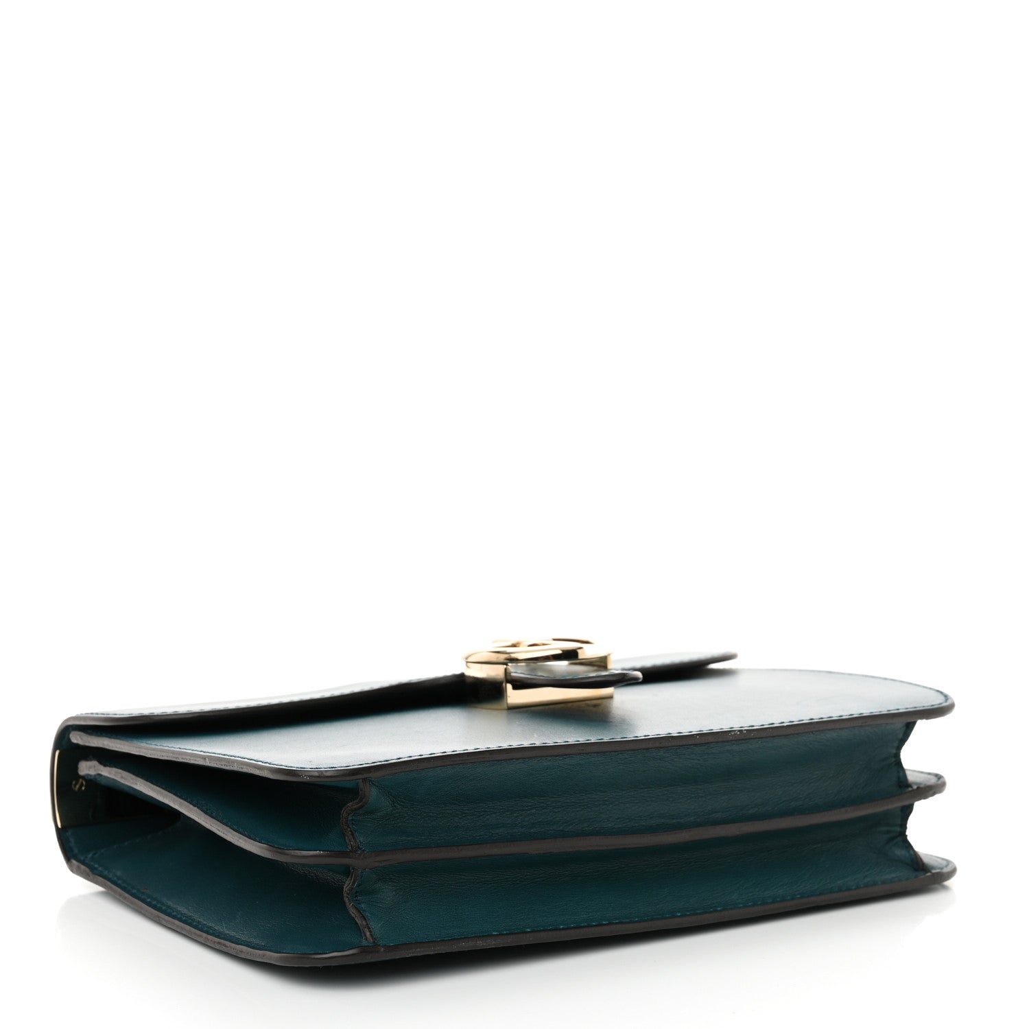 Gucci Calfskin Medium 1973 Shoulder Flap Bag Turquoise 5 of 13