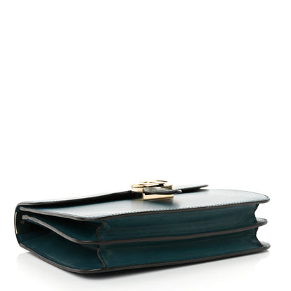 Gucci Calfskin Medium 1973 Shoulder Flap Bag Turquoise 5 of 13