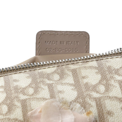 Christian Dior Cotton Monogram Trotter Romantique Boston Bag Rose 7 of 10