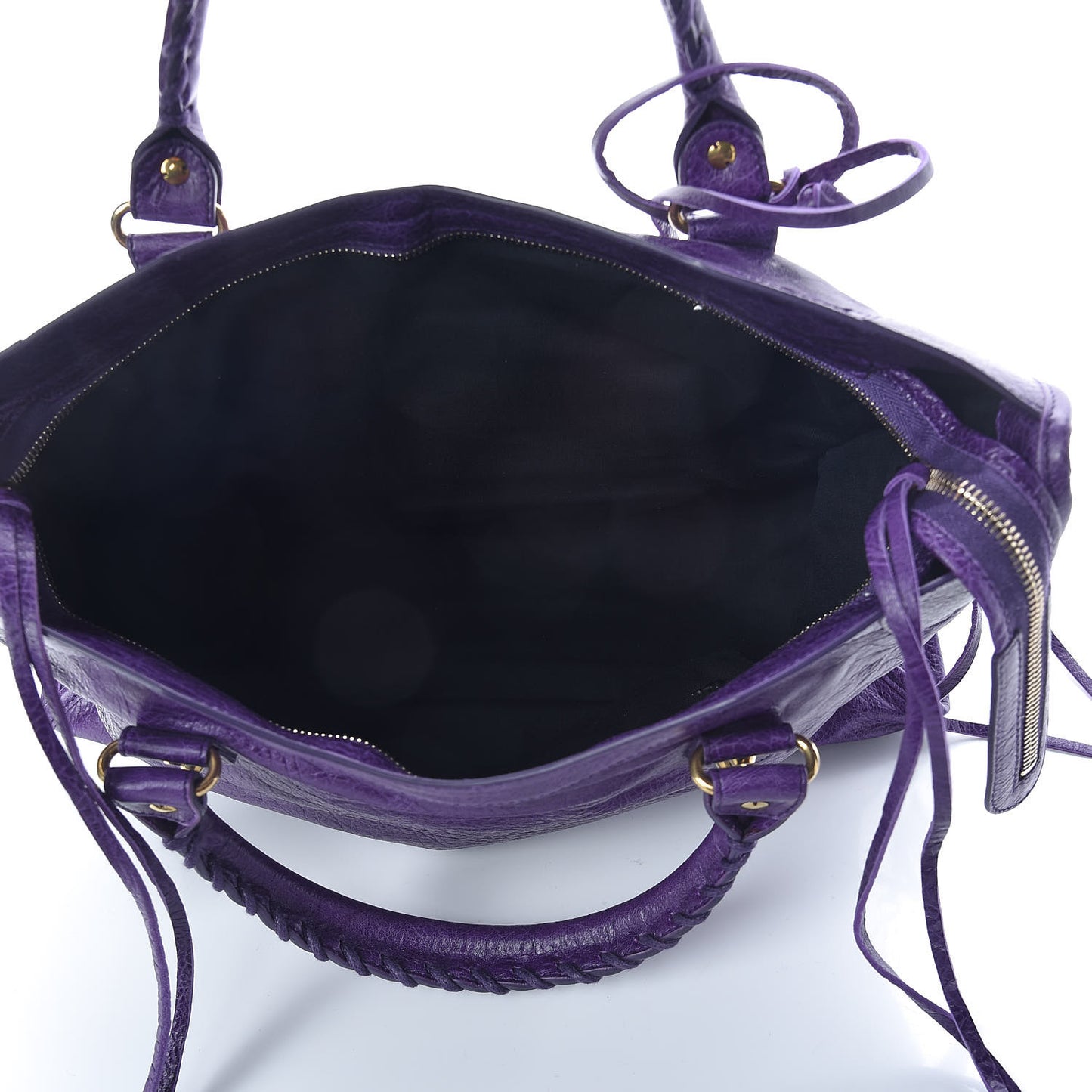 Agneau Classic Gold Hardware City Dark Violet
