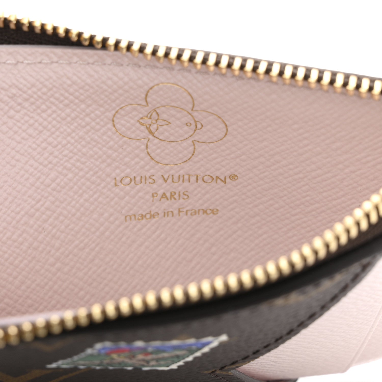 Louis Vuitton Monogram Vivenne Winter Holiday Zipped Romy Card