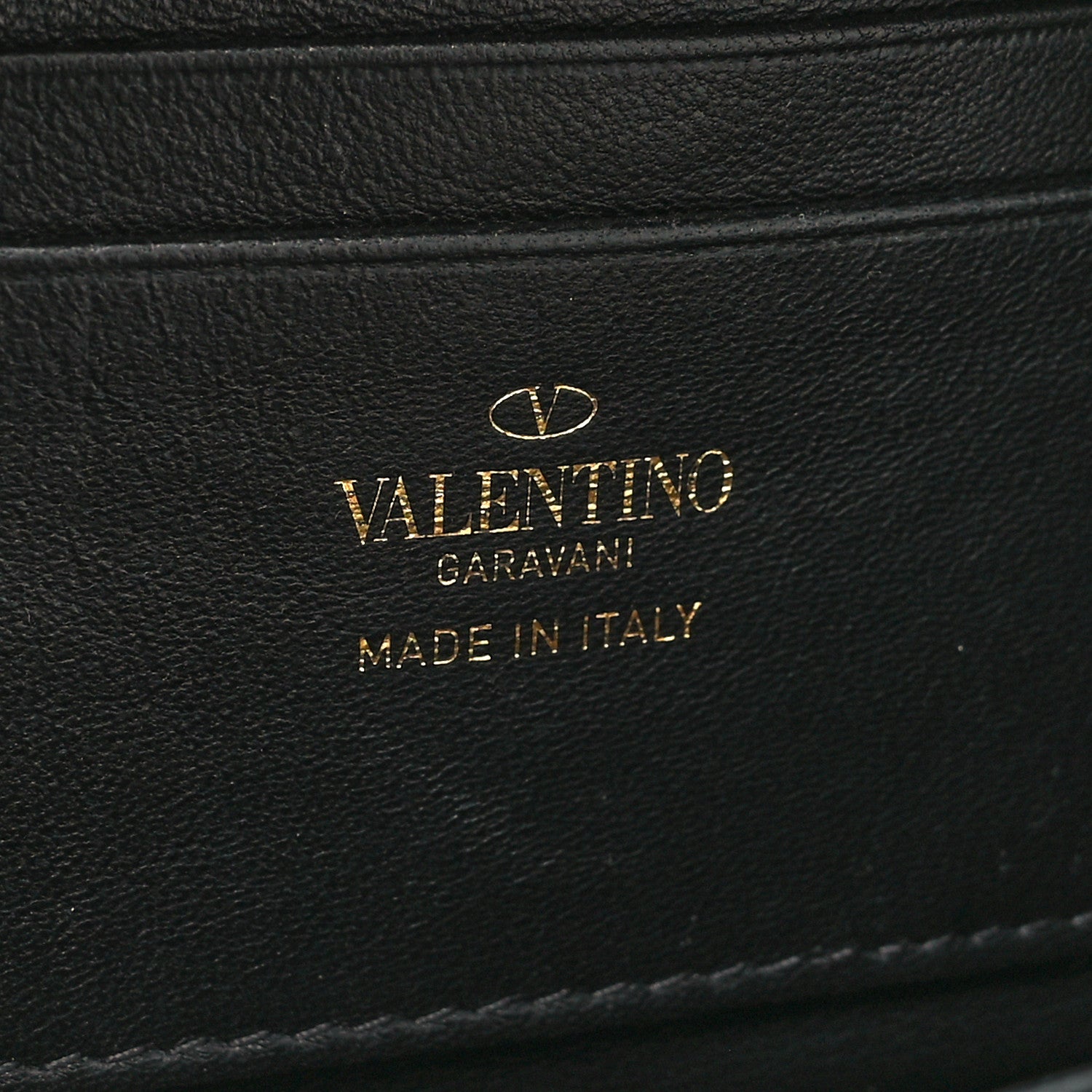 Valentino Garavani Grained Calfskin VSling Chain Belt Bag Black 6 of 10