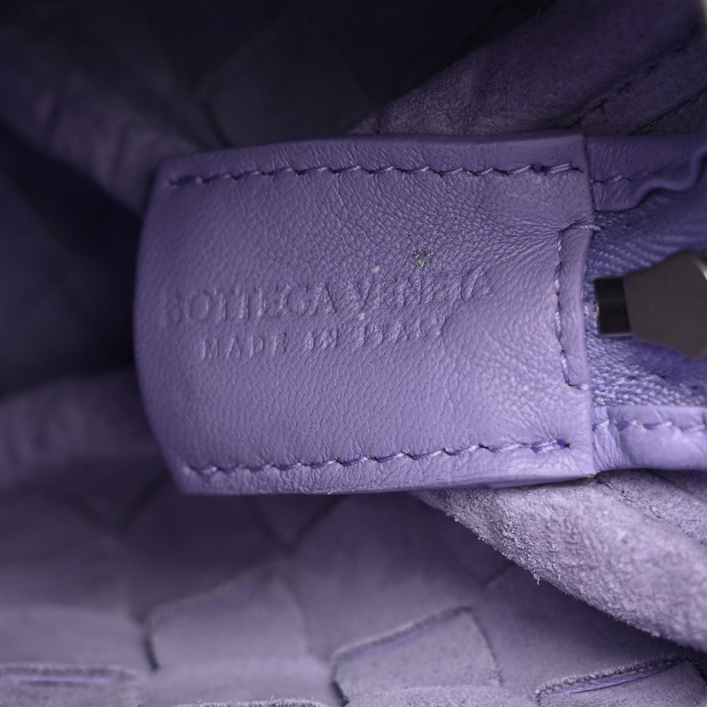 Nappa Intrecciato Mini Loop Camera Bag Wisteria