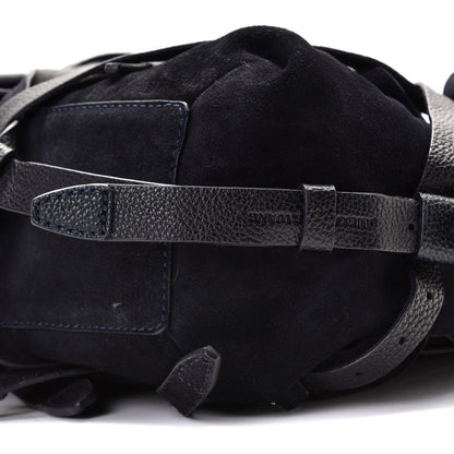 Alexander Wang Suede Kirsten Satchel Navy 5 of 10