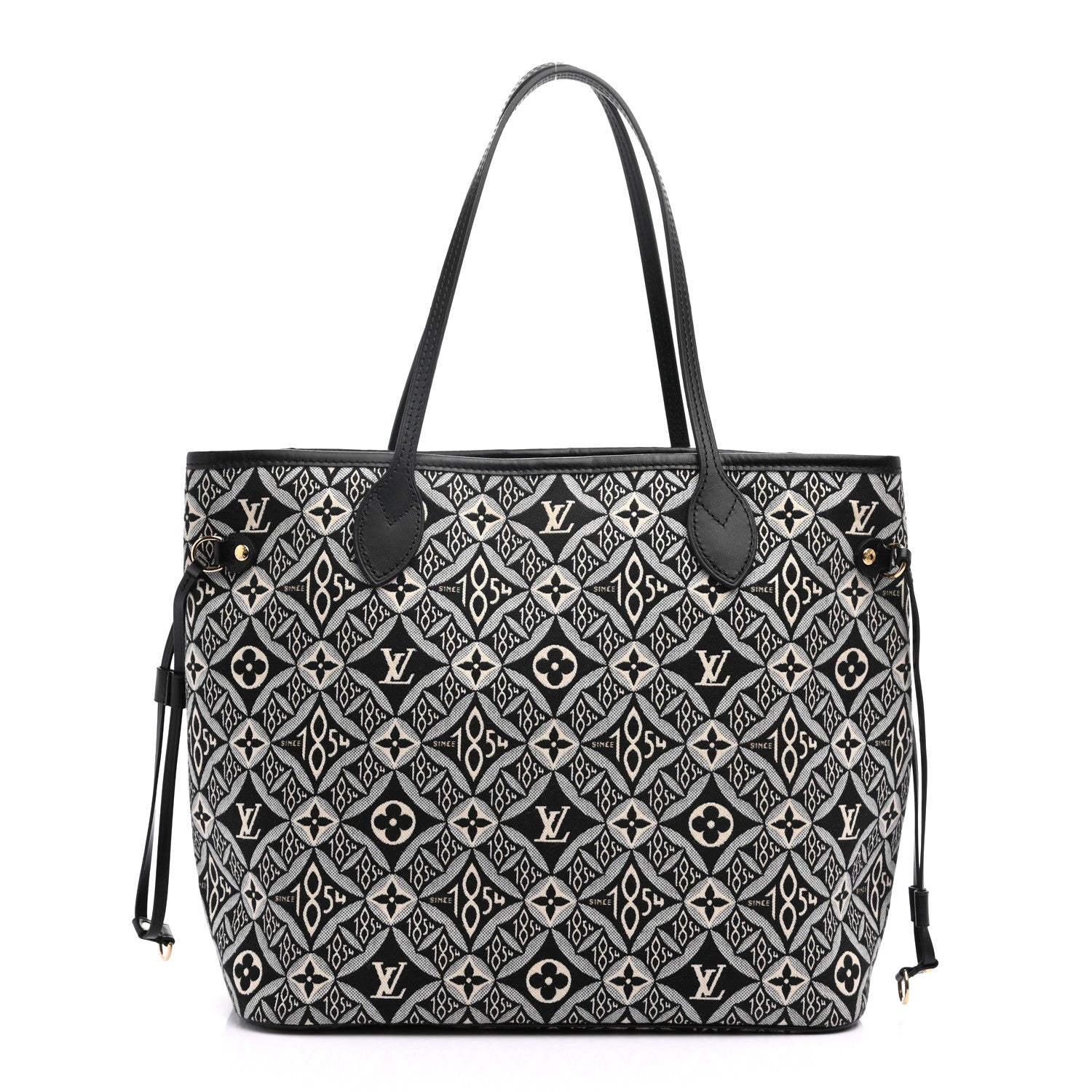 Louis Vuitton Jacquard Since 1854 Neverfull MM Grey 3 of 10