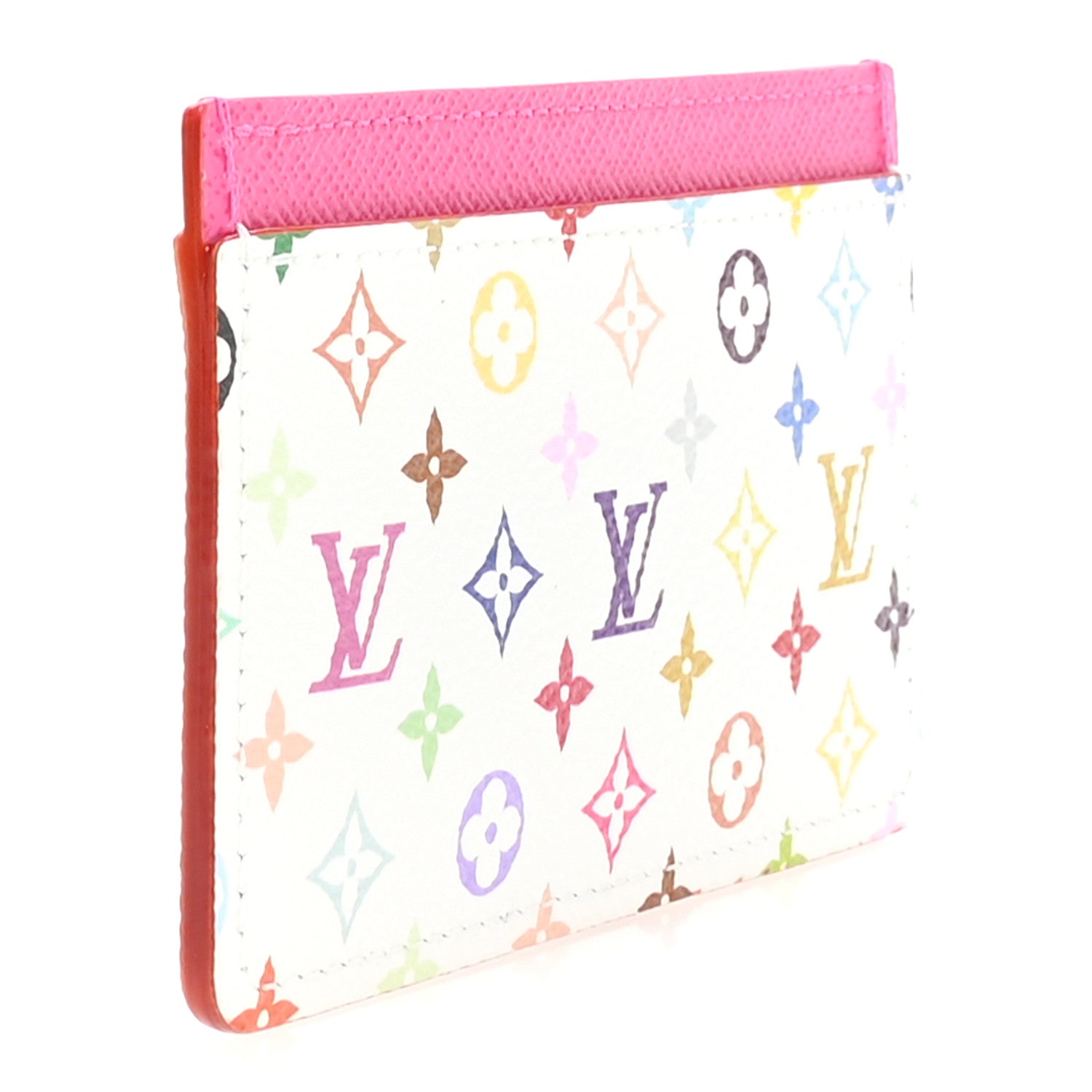 Louis Vuitton LV X TM Monogram Multicolor Card Holder Kawaii Pink 3 of 7