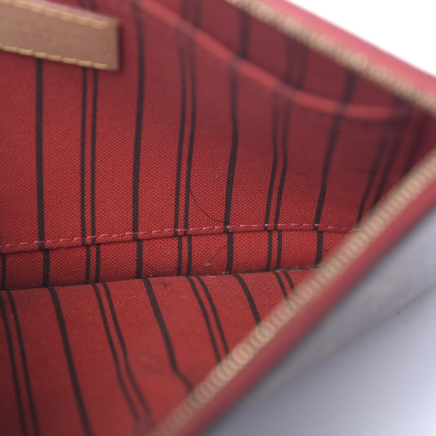 Monogram Neverfull MM GM Pochette Cherry