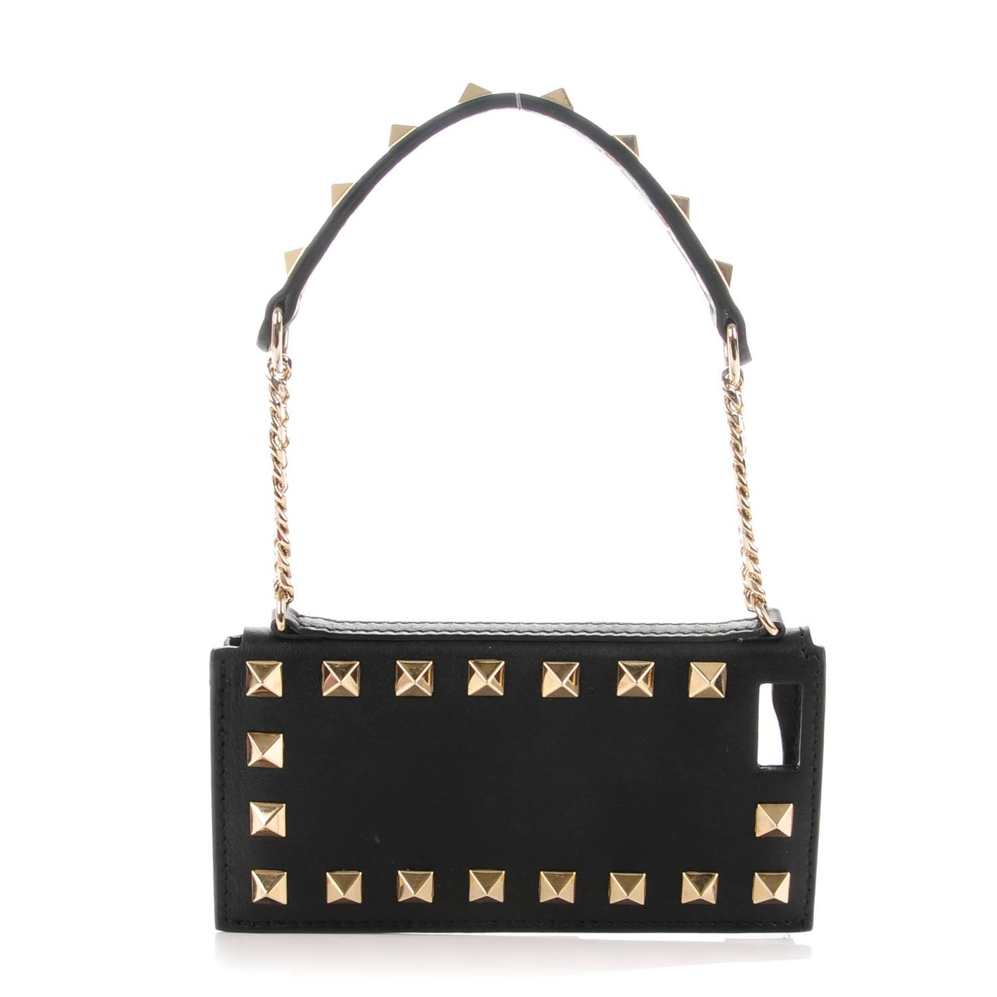Calfskin Rockstud iPhone 5 Case Black