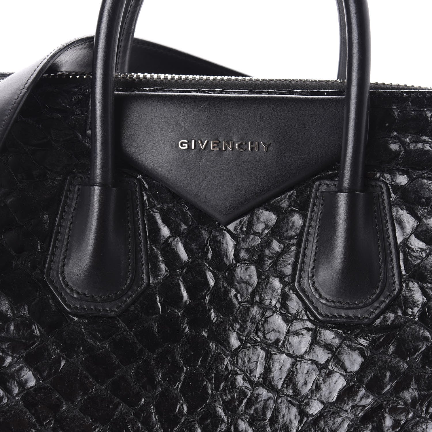 Givenchy Calfskin Pirarucu Medium Antigona Black 10 of 10