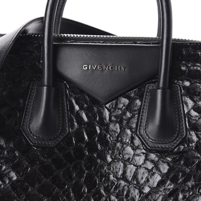 Givenchy Calfskin Pirarucu Medium Antigona Black 10 of 10