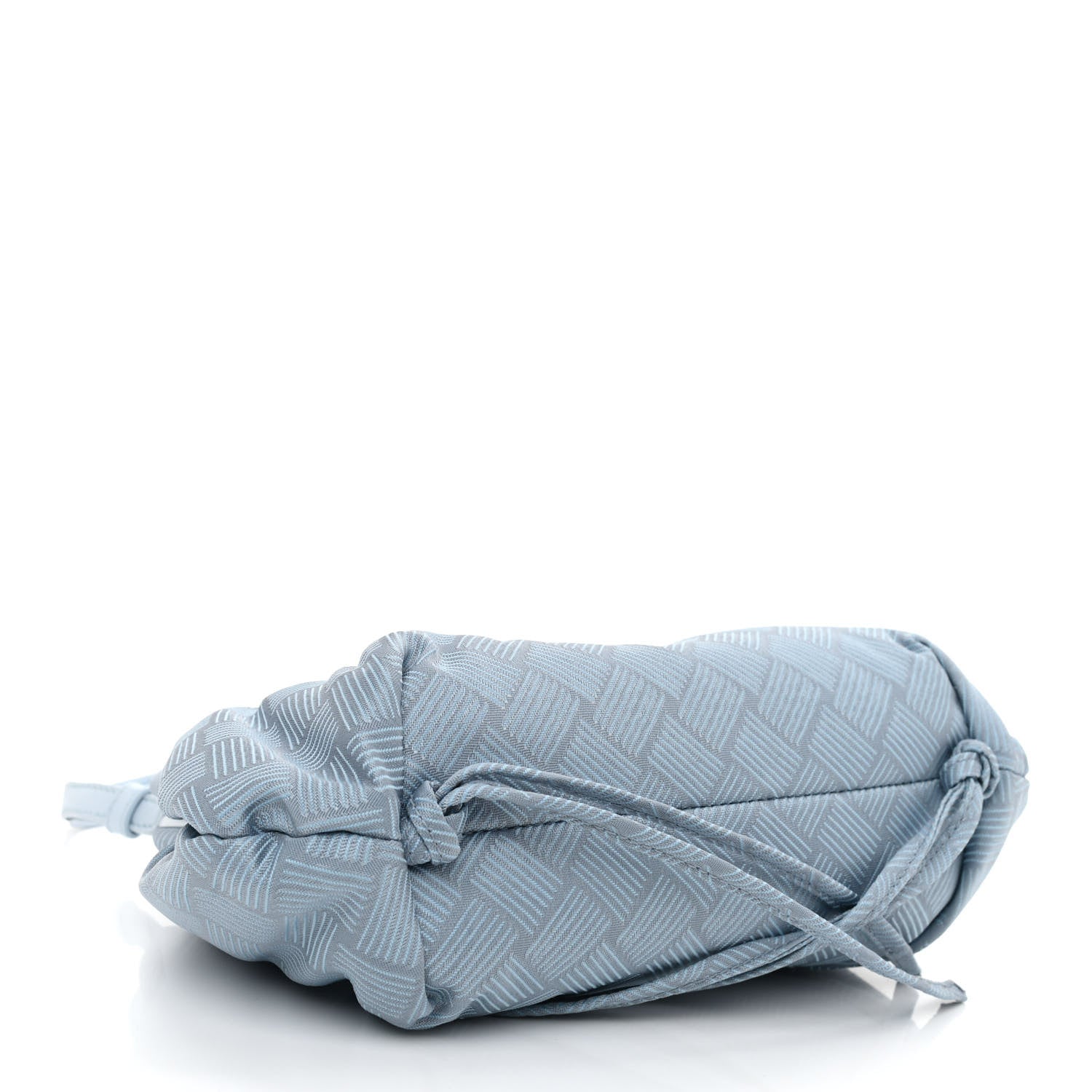 Bottega Veneta Fabric Intrecciato Small The Point Triangle Bag Light Blue 4 of 8