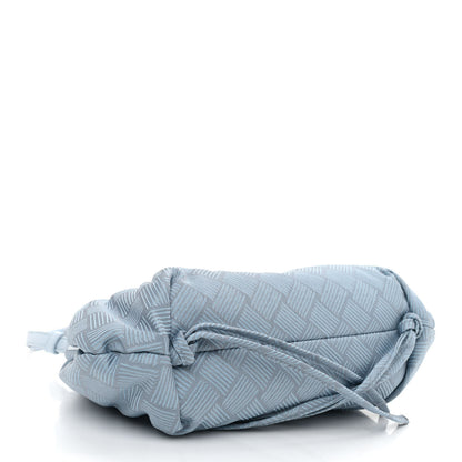 Bottega Veneta Fabric Intrecciato Small The Point Triangle Bag Light Blue 4 of 8