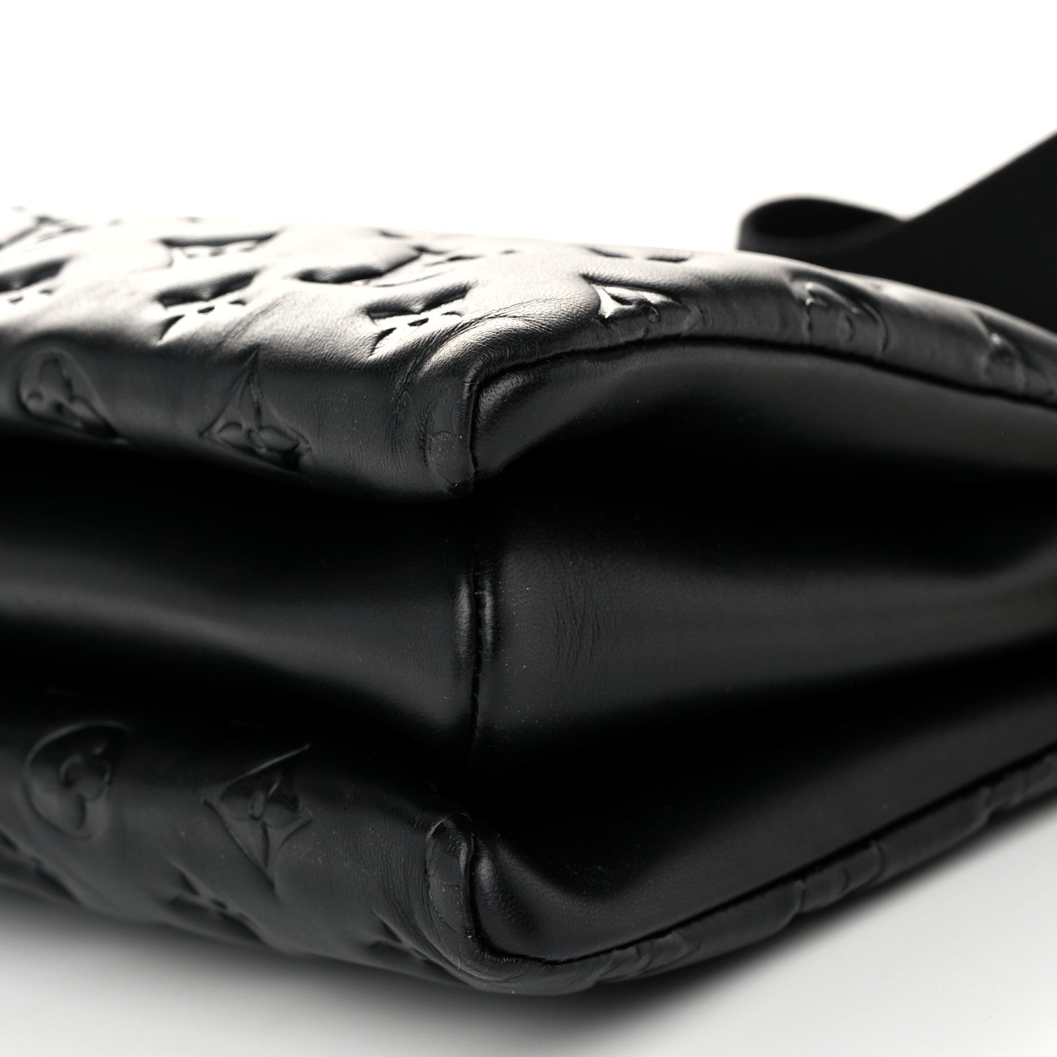 Louis Vuitton Lambskin Embossed Monogram Coussin PM Black 11 of 11