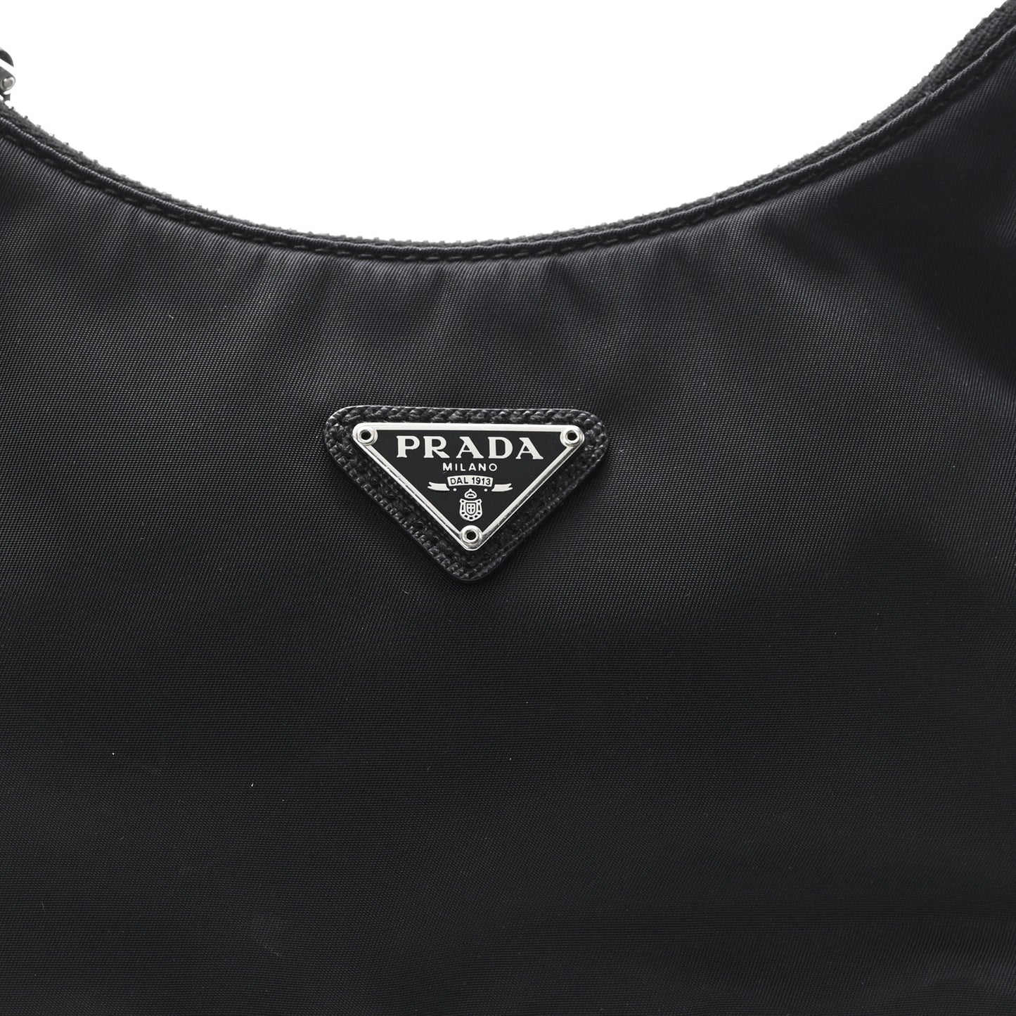 Tessuto Nylon Saffiano Mini Re-Edition 2005 Bag Black
