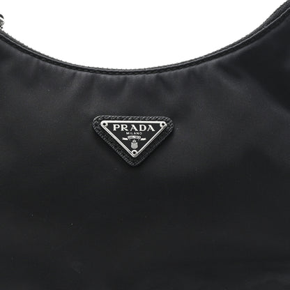 Prada Tessuto Nylon Saffiano Mini Re-Edition 2005 Bag Black 9 of 11