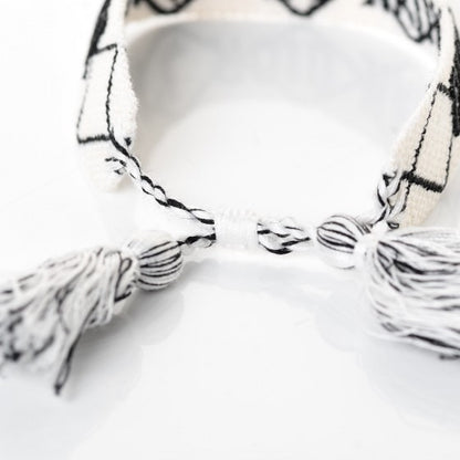 Christian Dior Woven Cotton J'Adior Friendship Bracelet 6 of 6
