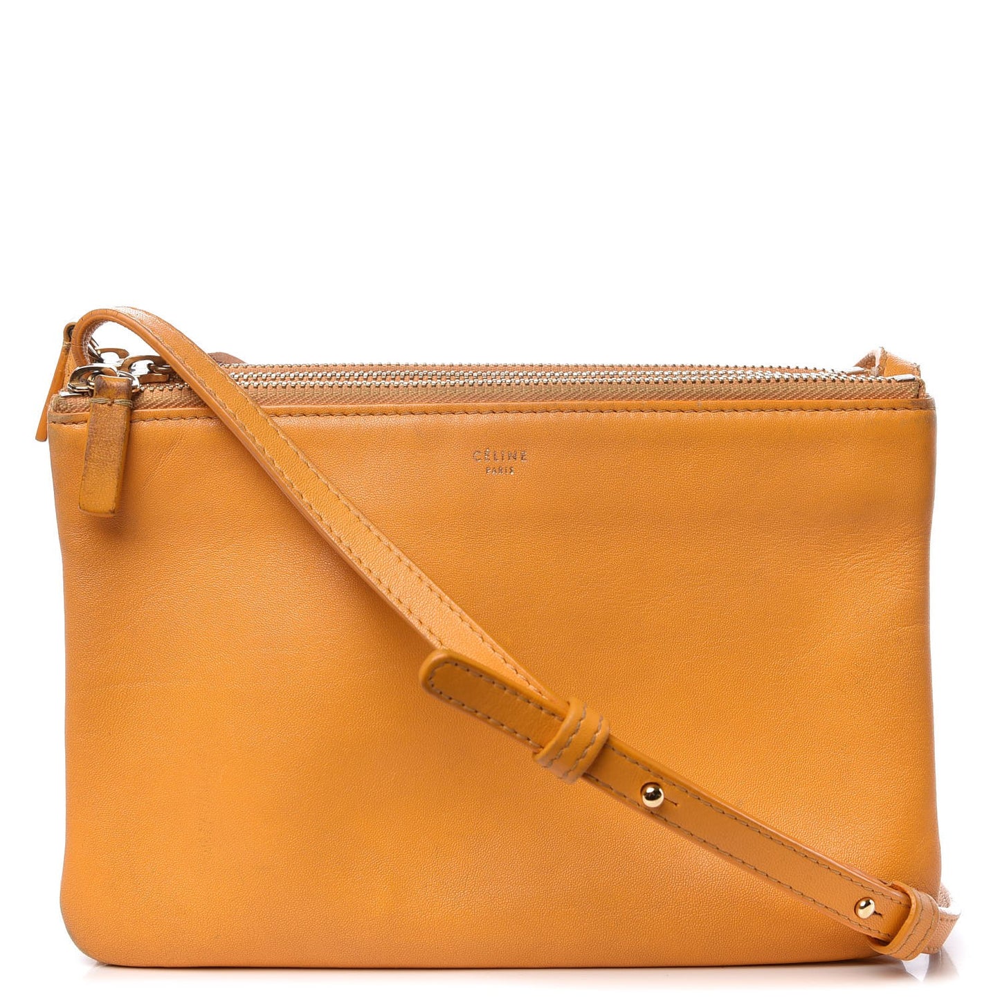 Lambskin Small Trio Crossbody Bag Sunflower