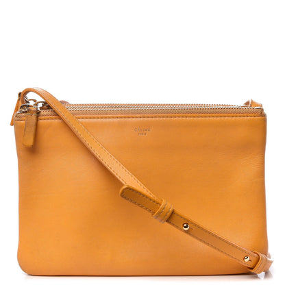 Celine Lambskin Small Trio Crossbody Bag Sunflower 1 of 24