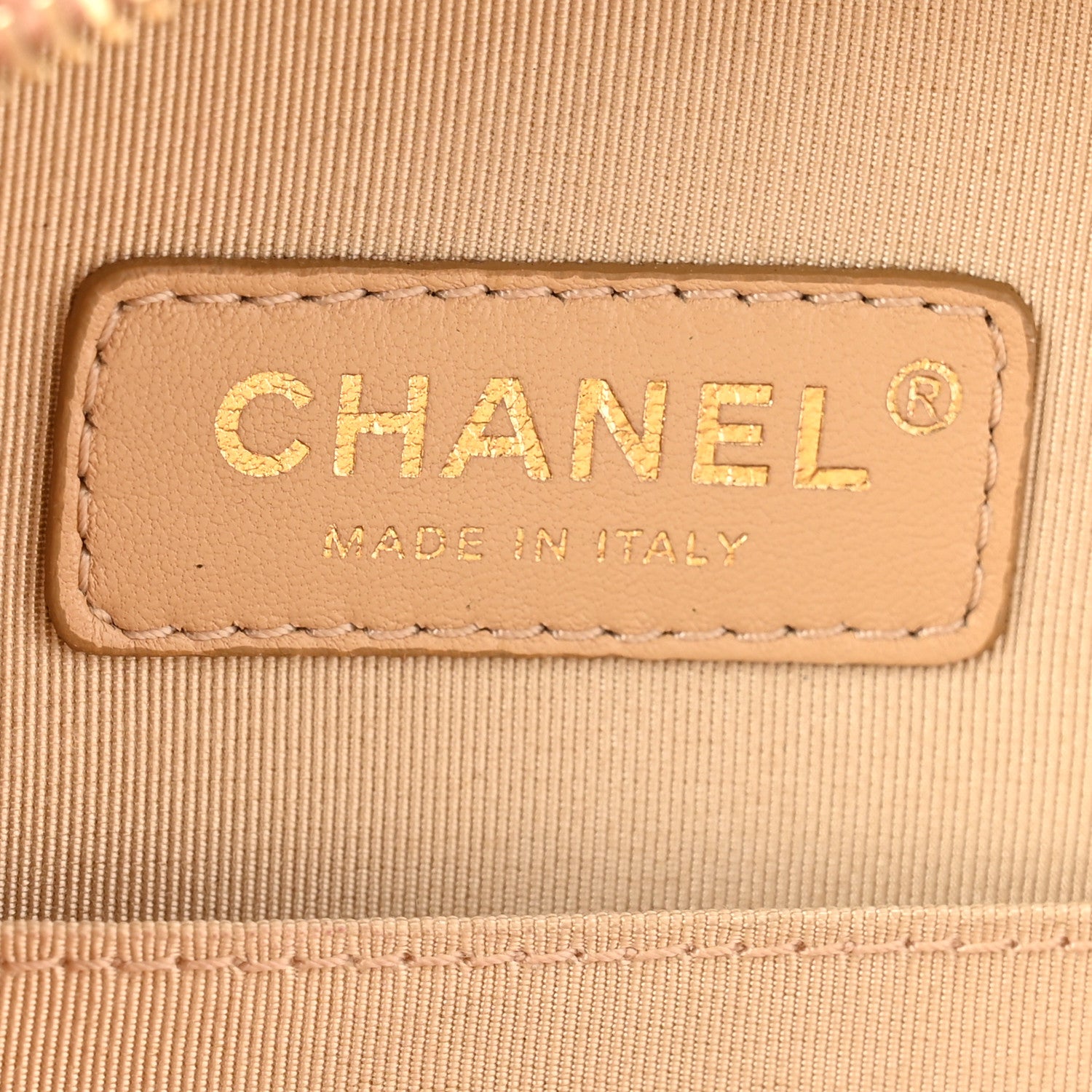 Chanel Glazed Calfskin Round As Earth Evening Bag Beige 6 of 16