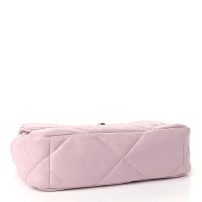 Chanel Lambskin Quilted Medium Chanel 19 Flap Light Pink 4 of 9