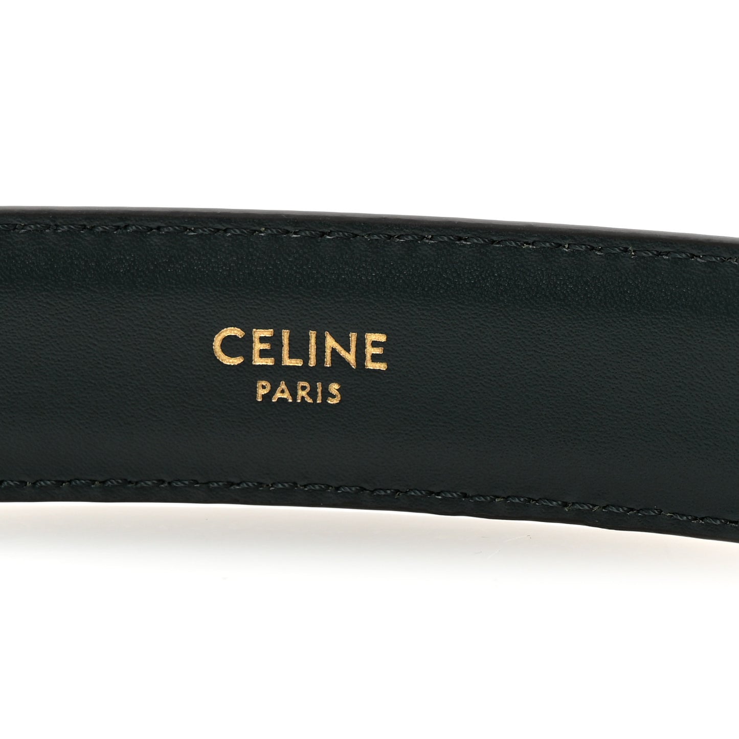 Box Calfskin Triomphe Belt 80 32 Green