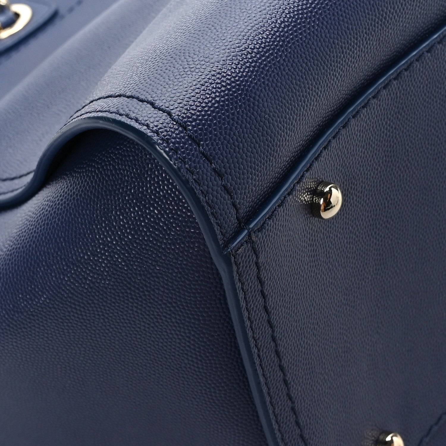 Chanel Caviar Medium Studded Deauville Tote Navy 10 of 11