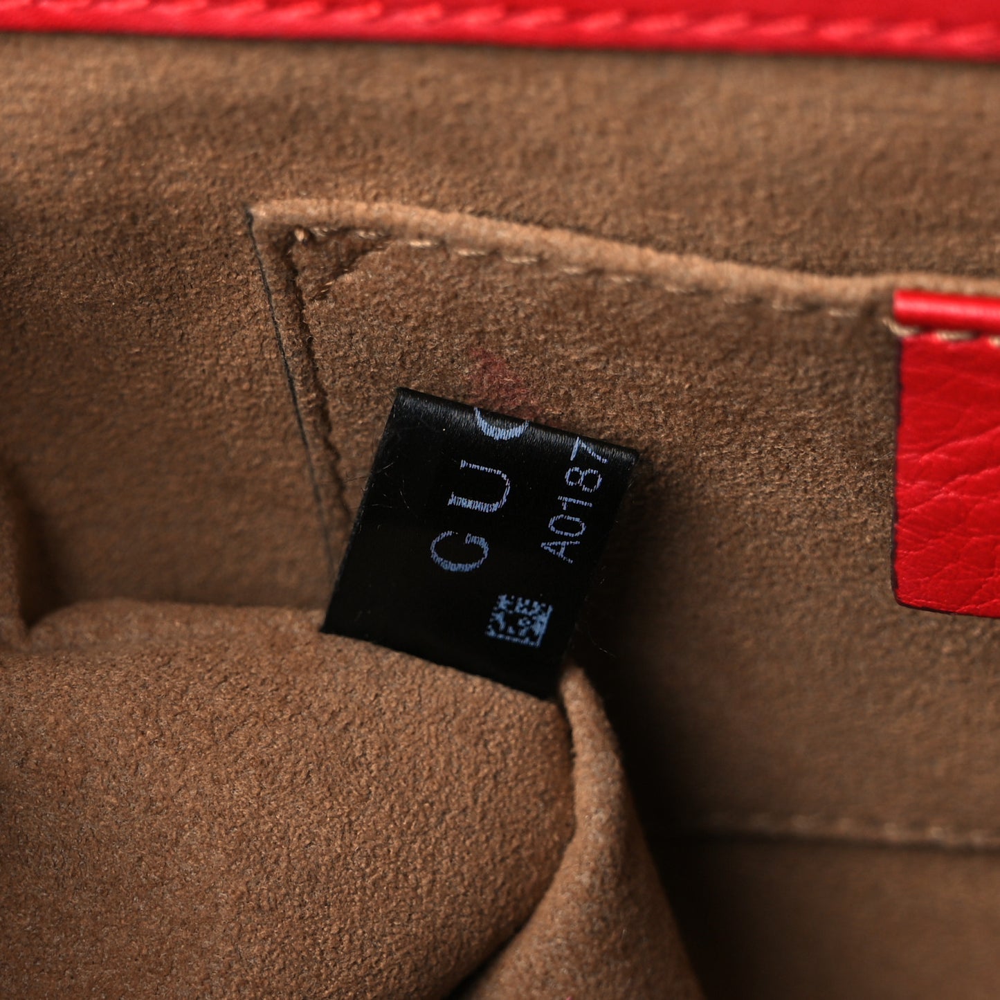 GG Supreme Monogram Calfskin Small Padlock Shoulder Bag Beige Hibiscus Red New Rosette