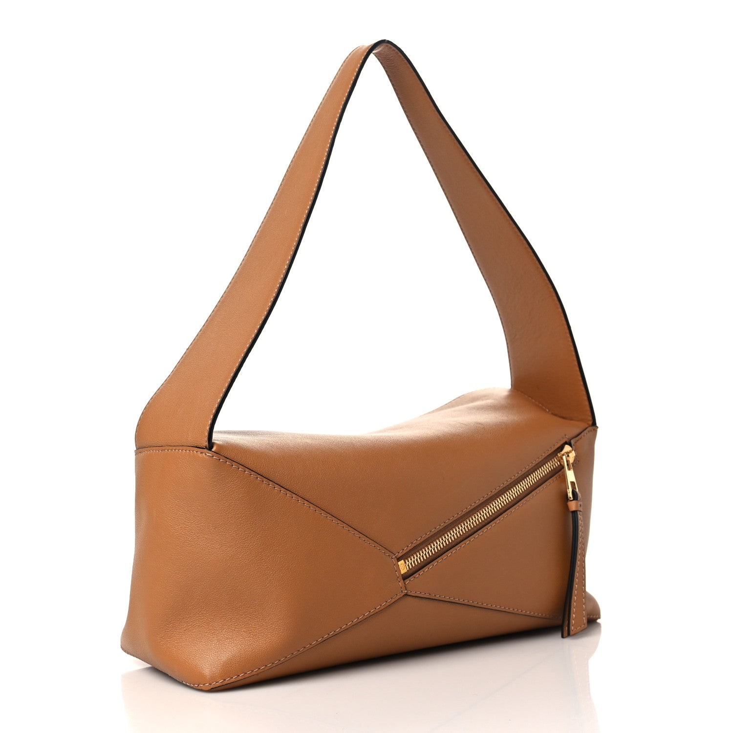 Loewe Calfskin Puzzle Hobo Tan 3 of 7