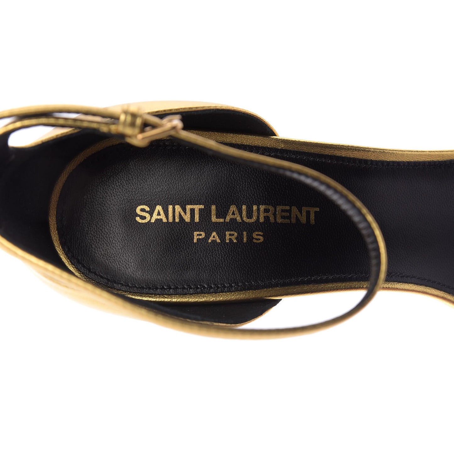 Calfskin Opyum Sandals 39.5 Oro