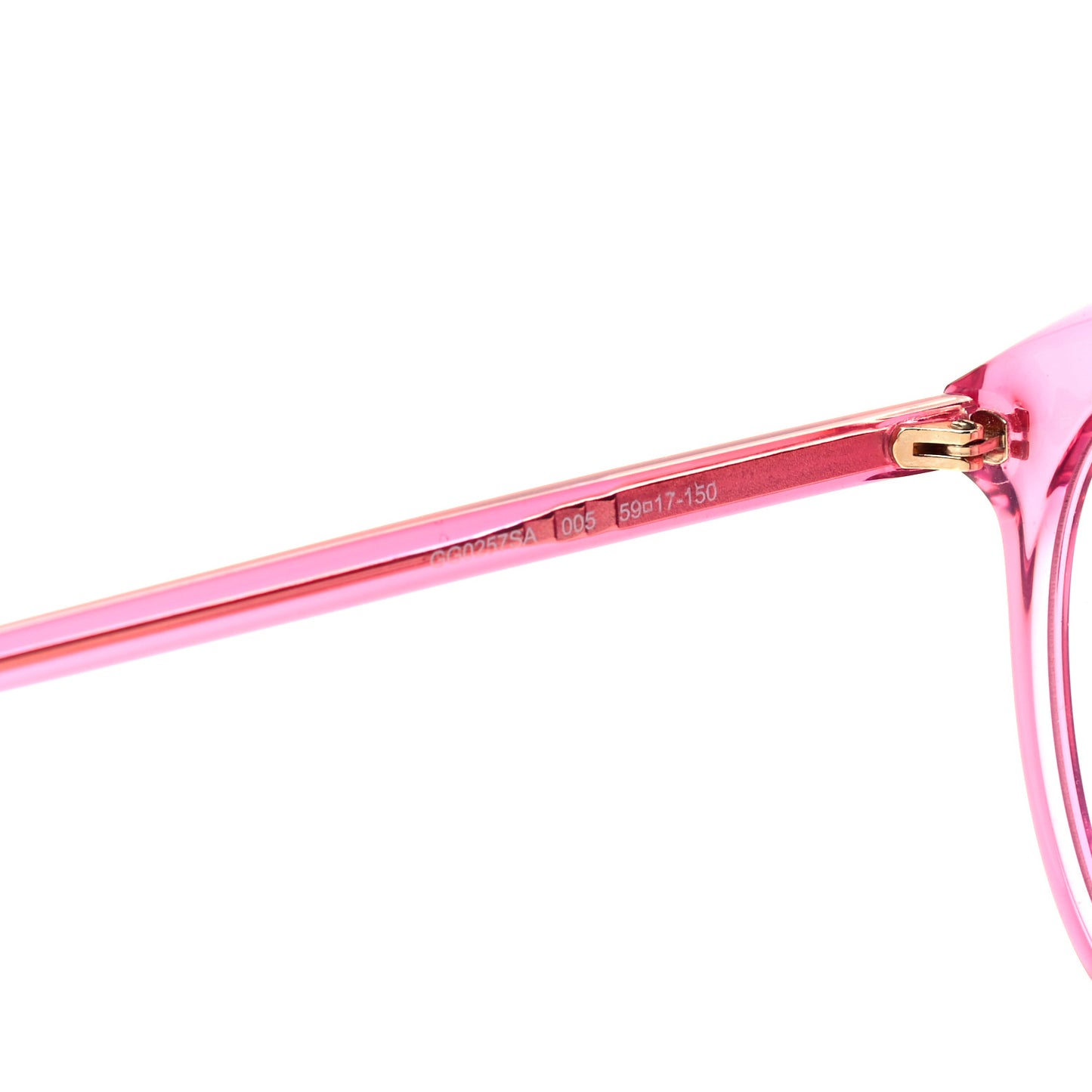 Acetate GG Sunglasses GG0257S Pink